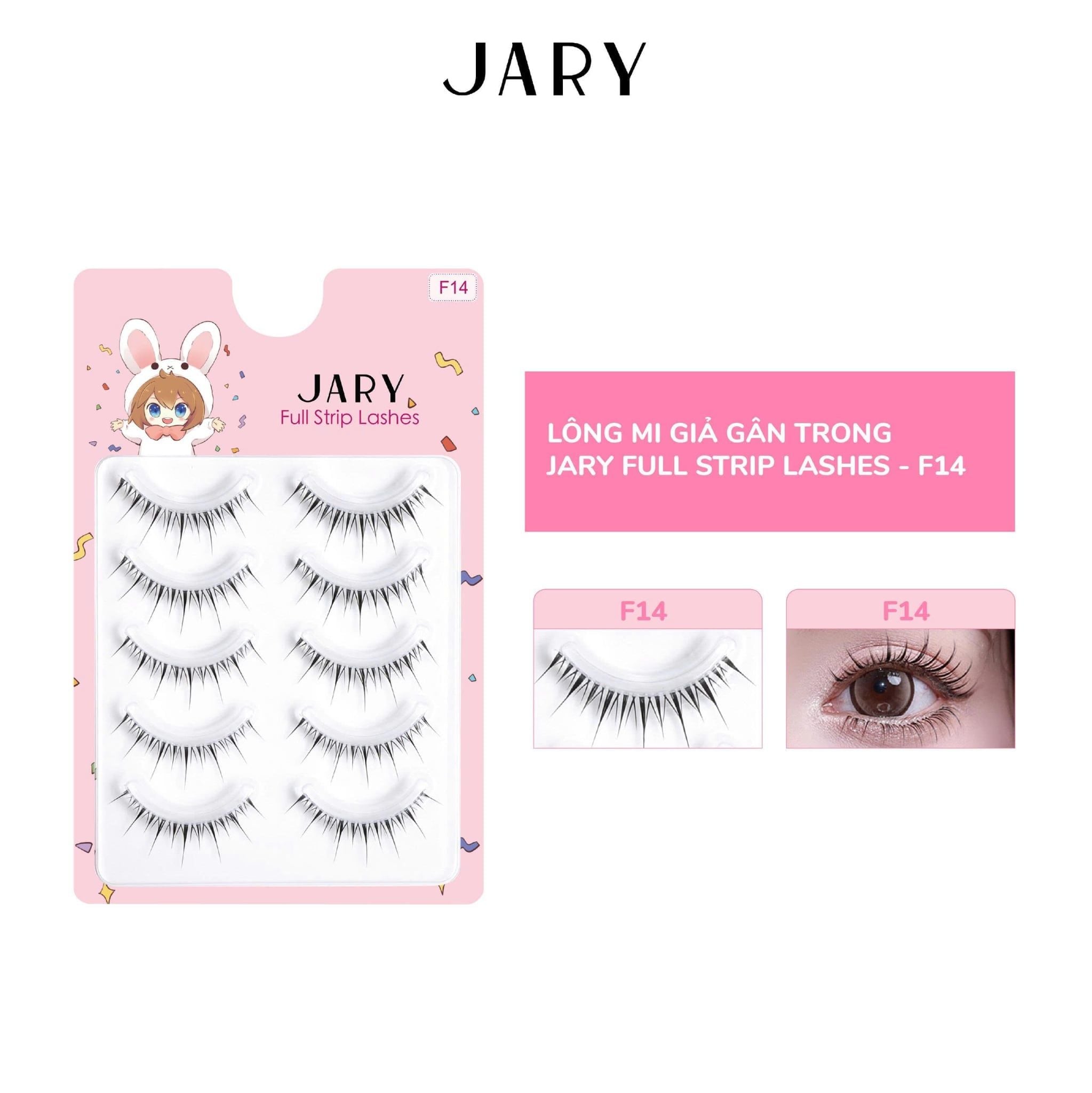 LÔNG MI GIẢ GÂN TRONG JARY FULL STRIP LASHES - F14