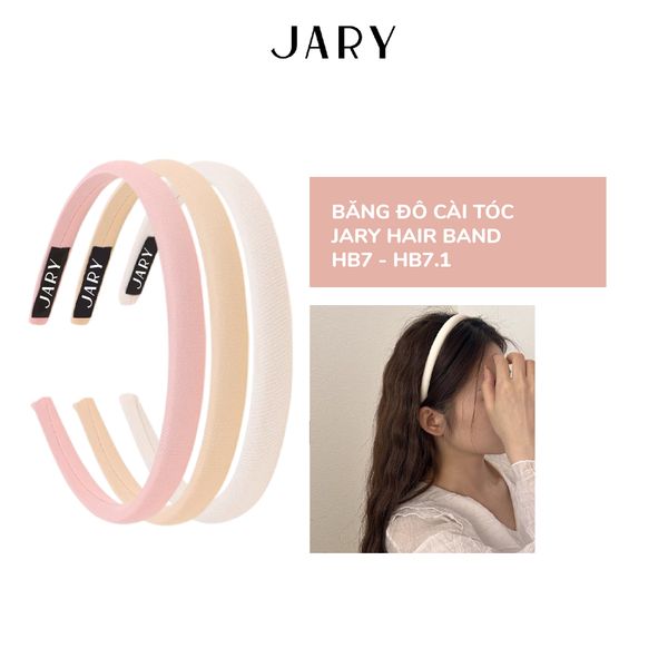 BĂNG ĐÔ CÀI TÓC VẢI ĐỦ MÀU JARY HAIR BAND - HB7 - HB7.1