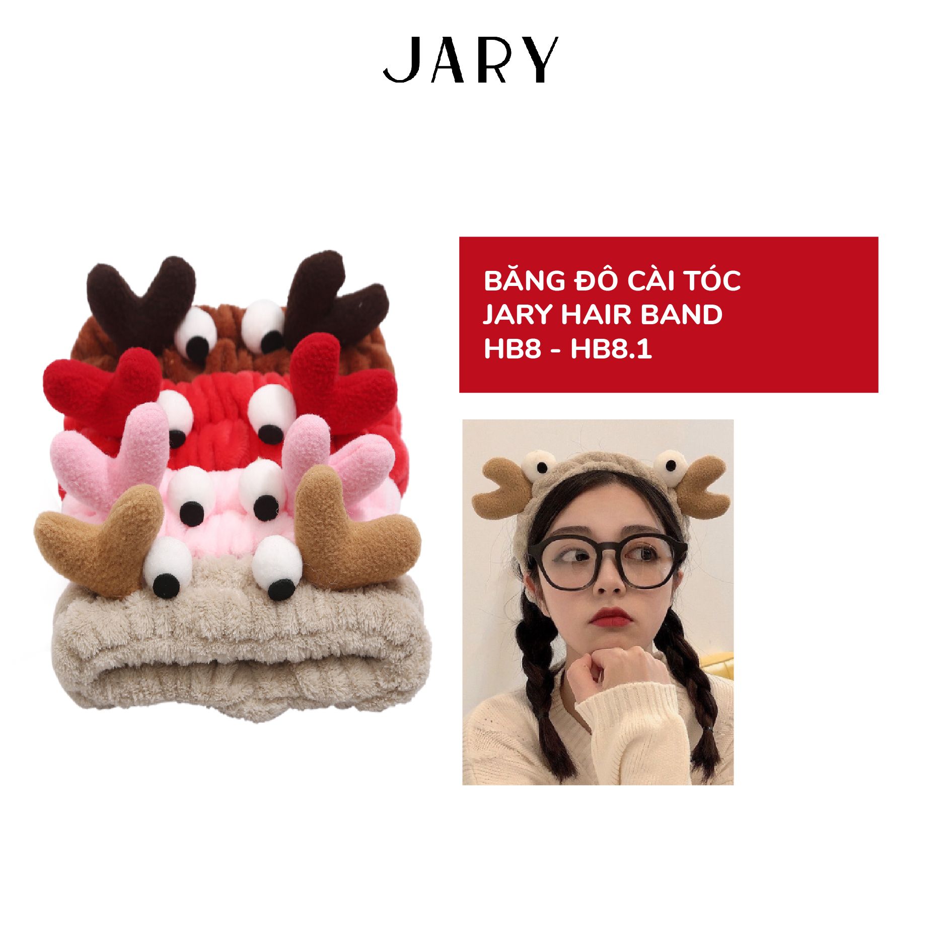 BĂNG ĐÔ CÀI TÓC TAI CÀNG CUA JARY HAIR BAND - HB8 - HB8.1