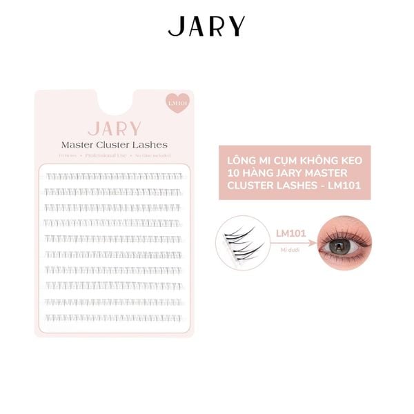 LÔNG MI CỤM KHÔNG KEO 10 HÀNG JARY MASTER CLUSTER LASHES - MI DƯỚI LM101