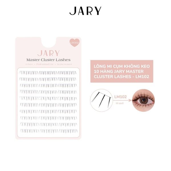LÔNG MI CỤM KHÔNG KEO 10 HÀNG JARY MASTER CLUSTER LASHES - MI DƯỚI LM102