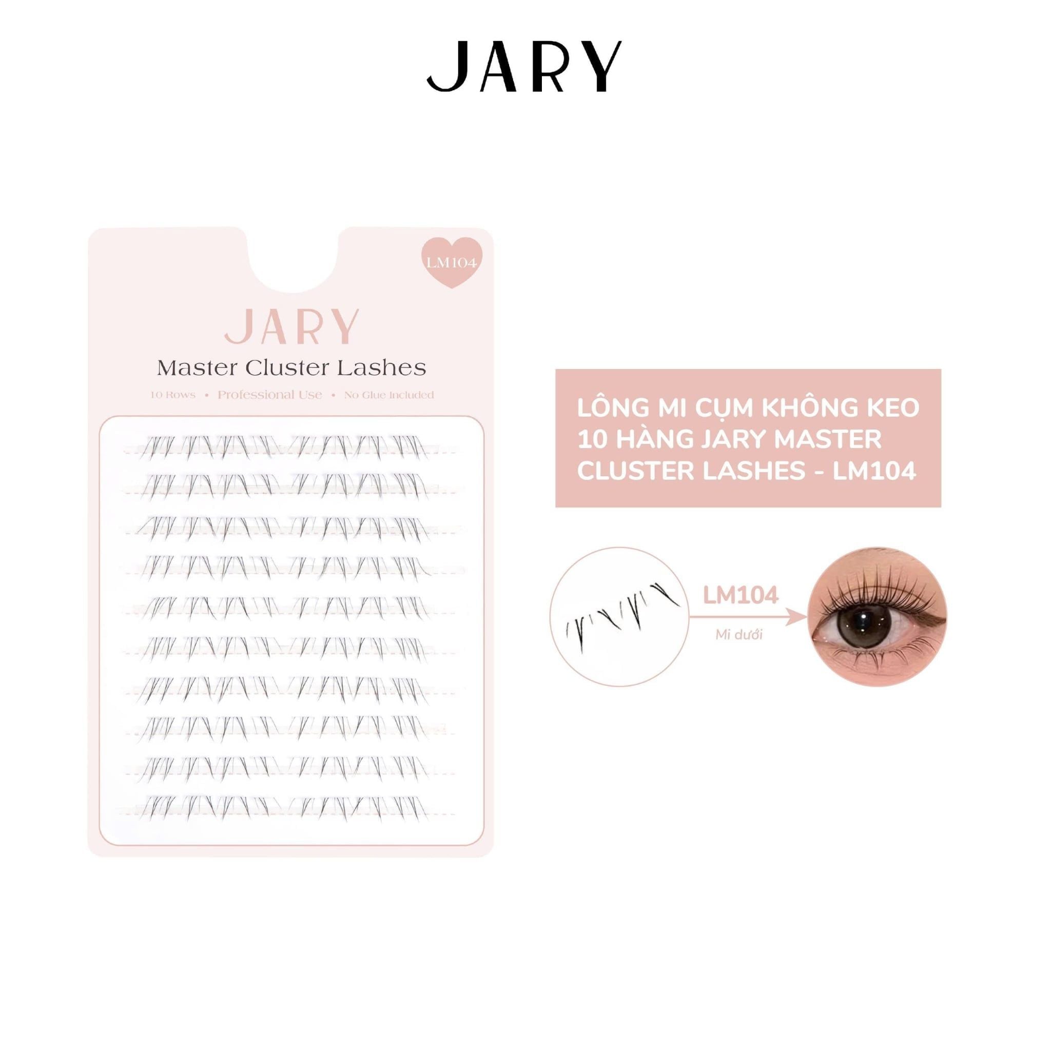 LÔNG MI CỤM KHÔNG KEO 10 HÀNG JARY MASTER CLUSTER LASHES - MI DƯỚI LM104