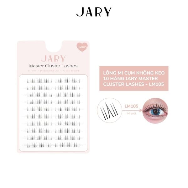 LÔNG MI CỤM KHÔNG KEO 10 HÀNG JARY MASTER CLUSTER LASHES - MI DƯỚI LM105