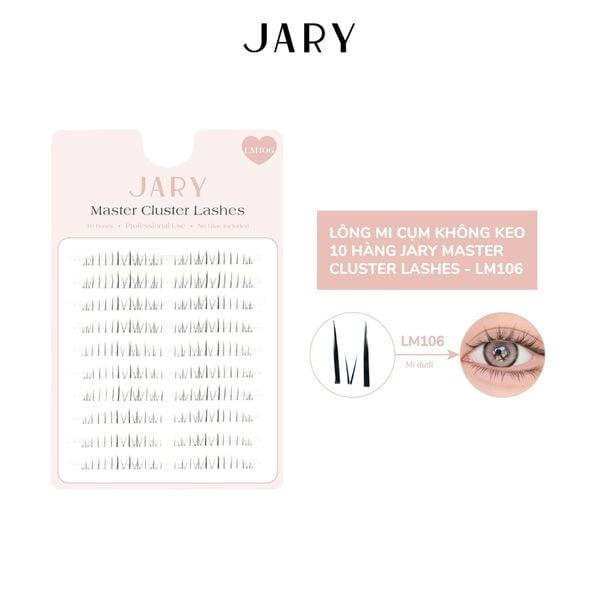LÔNG MI CỤM KHÔNG KEO 10 HÀNG JARY MASTER CLUSTER LASHES - MI DƯỚI LM106