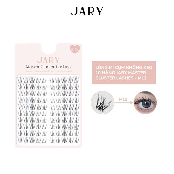 LÔNG MI CỤM KHÔNG KEO 10 HÀNG JARY MASTER CLUSTER LASHES - M12