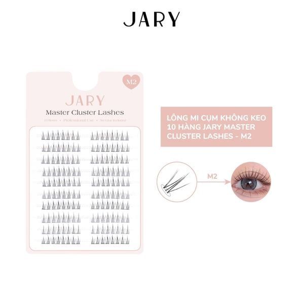 LÔNG MI CỤM KHÔNG KEO 10 HÀNG JARY MASTER CLUSTER LASHES - M2