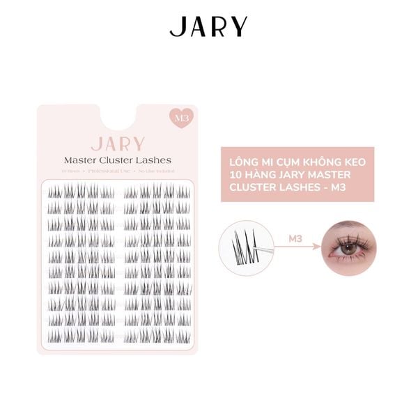 LÔNG MI CỤM KHÔNG KEO 10 HÀNG JARY MASTER CLUSTER LASHES - M3