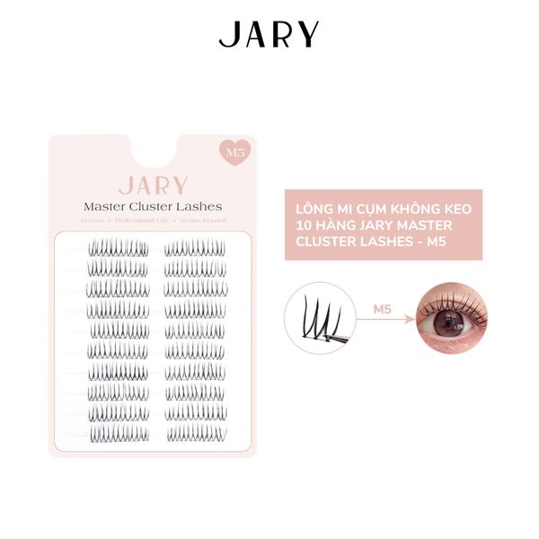 LÔNG MI CỤM KHÔNG KEO 10 HÀNG JARY MASTER CLUSTER LASHES - M5