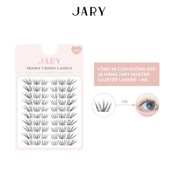 LÔNG MI CỤM KHÔNG KEO 10 HÀNG JARY MASTER CLUSTER LASHES - M8