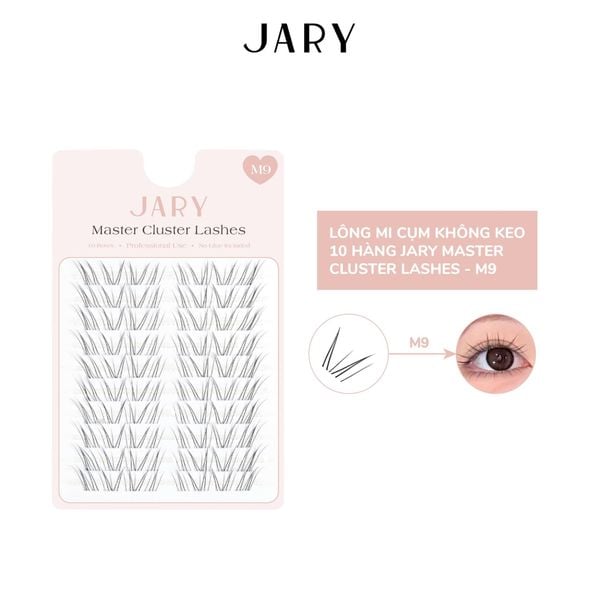 LÔNG MI CỤM KHÔNG KEO 10 HÀNG JARY MASTER CLUSTER LASHES - M9