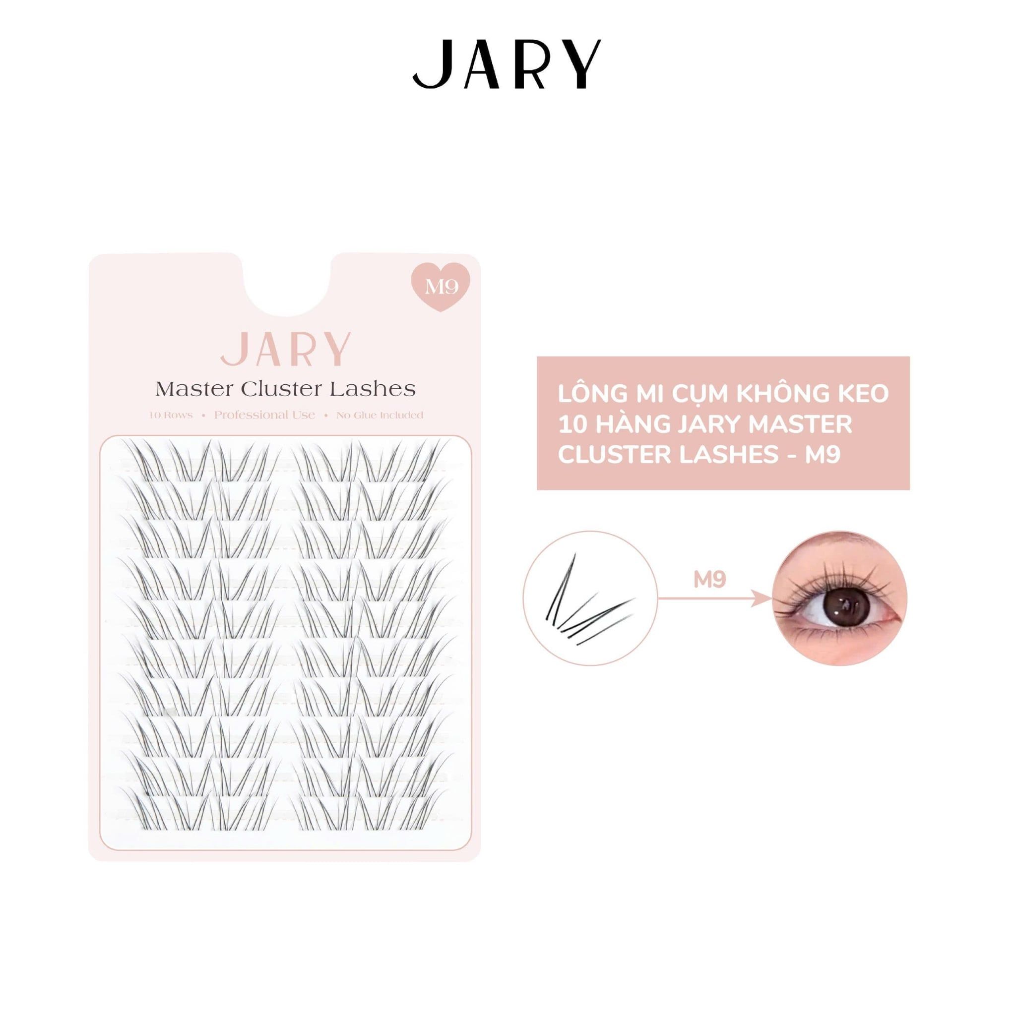 LÔNG MI CỤM KHÔNG KEO 10 HÀNG JARY MASTER CLUSTER LASHES - M9