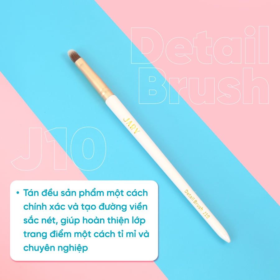 CỌ NHỎ ĐẦU DẸT JARY DETAIL BRUSH J10