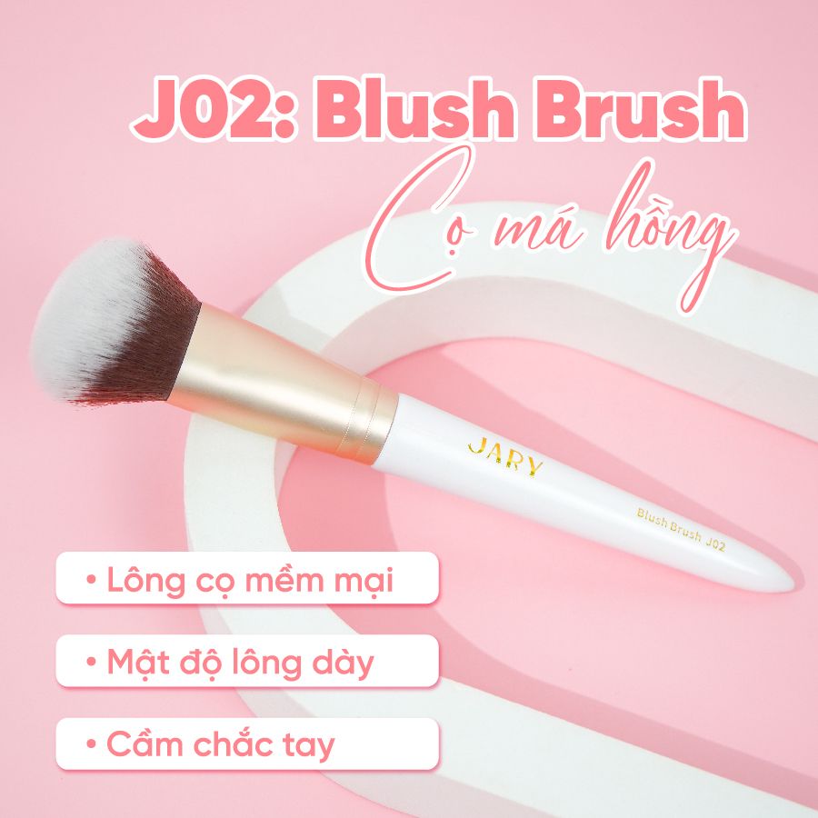 CỌ MÁ HỒNG JARY BLUSH BRUSH J02