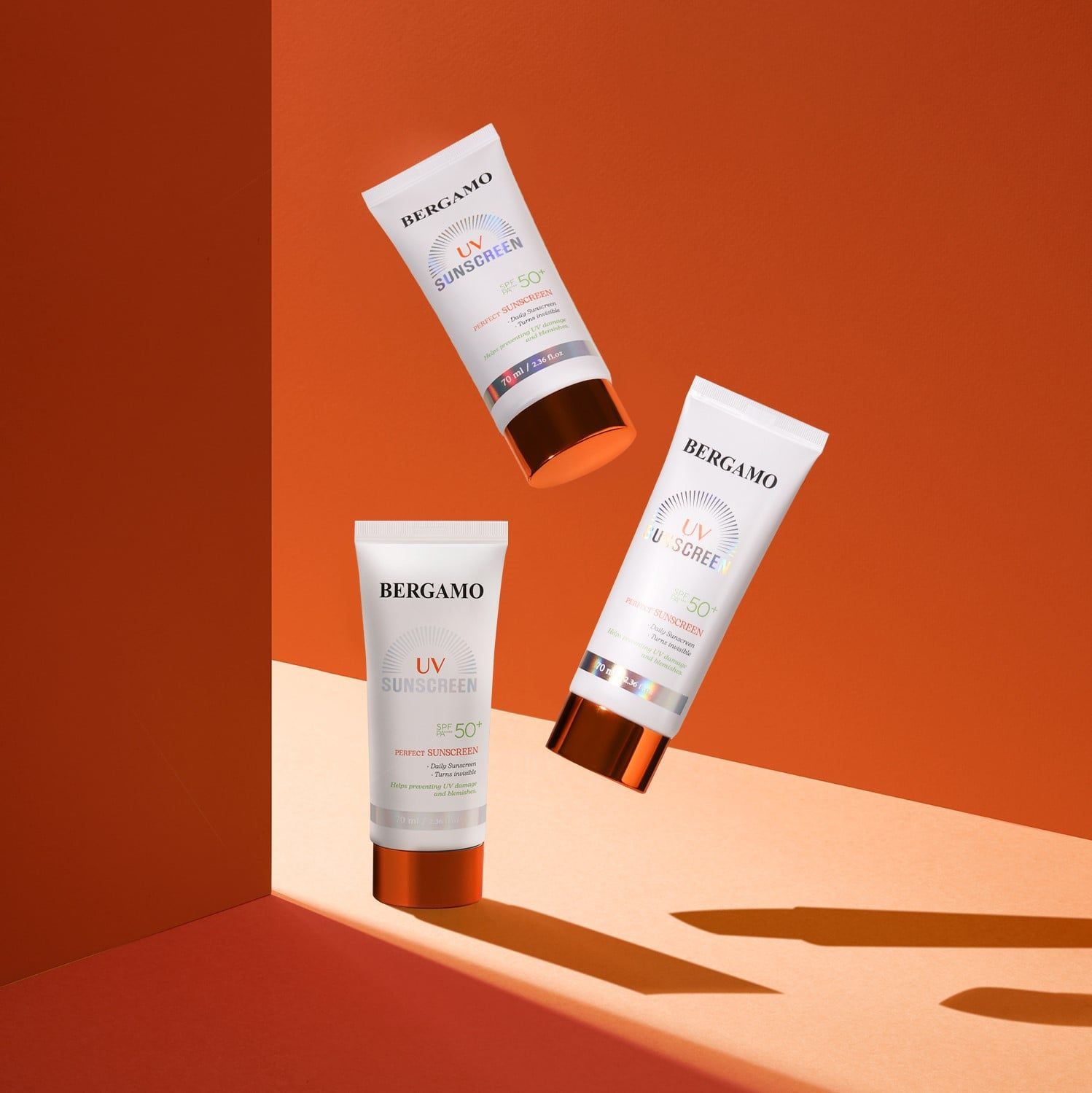 KEM CHỐNG NẮNG PHỔ RỘNG BERGAMO PERFECT SUNSCREEN SPF50 70ML