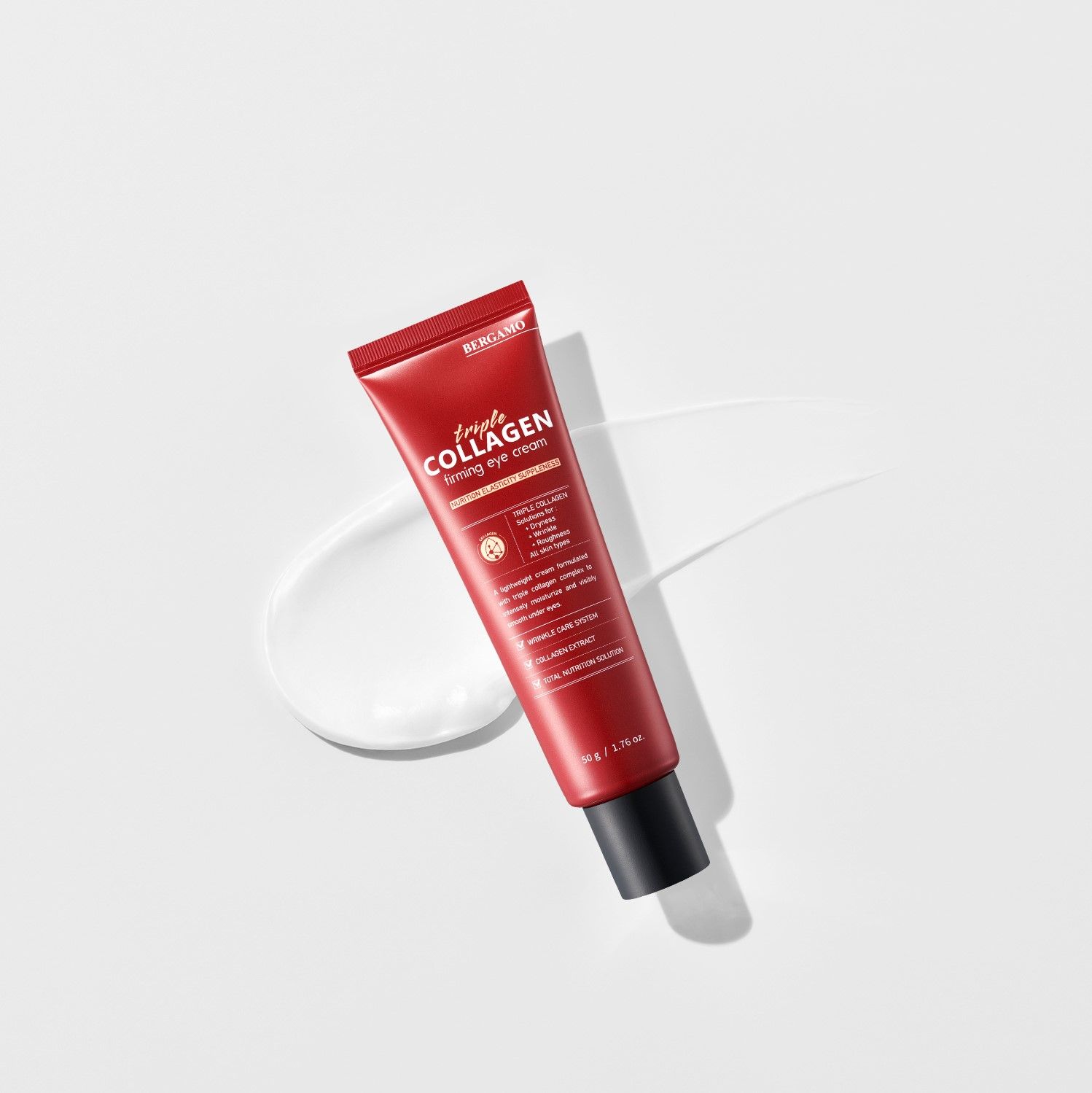 KEM DƯỠNG MẮT COLLAGEN SĂN CHẮC BERGAMO TRIPLE COLLAGEN FIRMING EYE CREAM 50G
