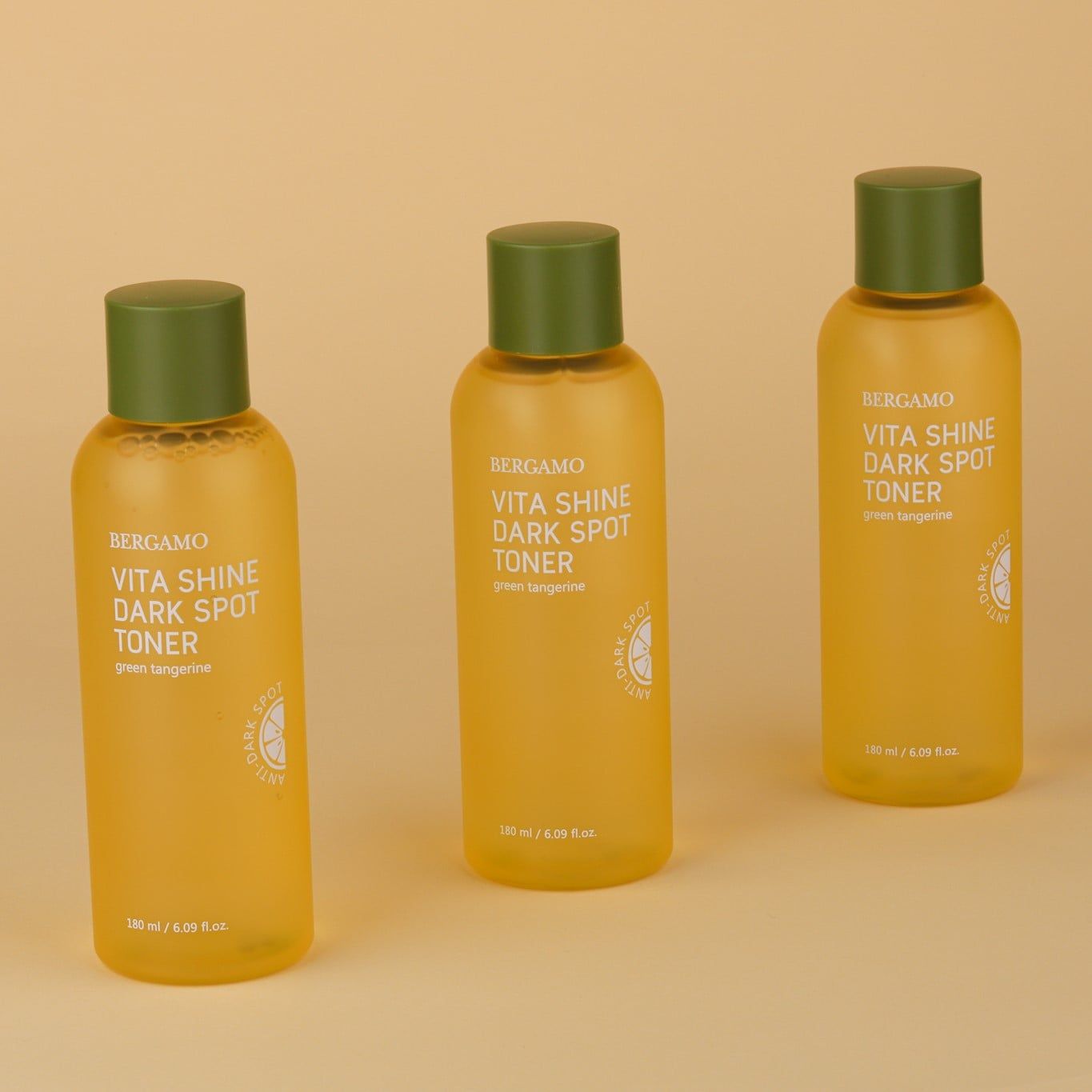 TONER QUÝT XANH SÁNG DA MỜ THÂM NÁM BERGAMO GREEN TANGERINE VITA SHINE DARK SPOT TONER 180ML