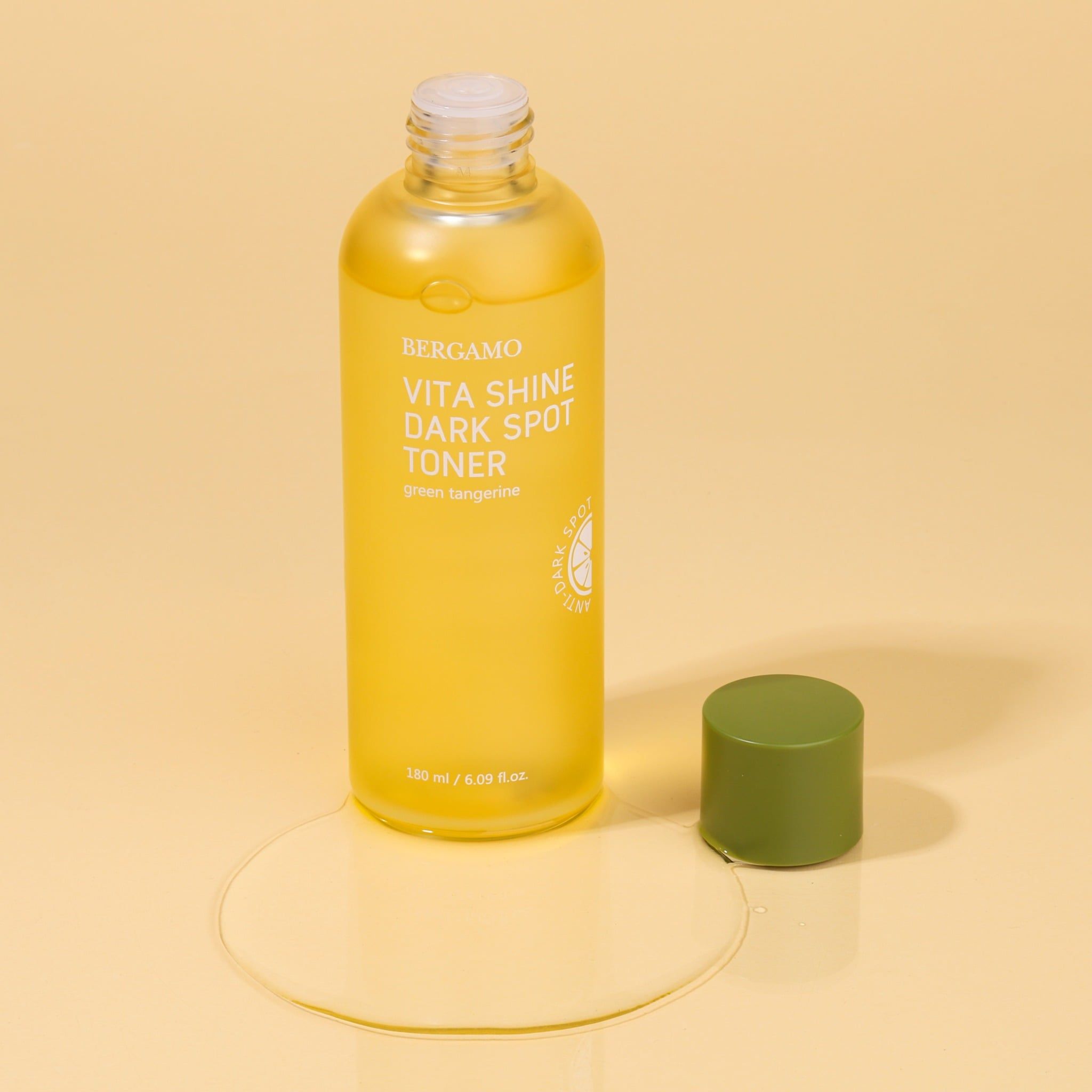 TONER QUÝT XANH SÁNG DA MỜ THÂM NÁM BERGAMO GREEN TANGERINE VITA SHINE DARK SPOT TONER 180ML