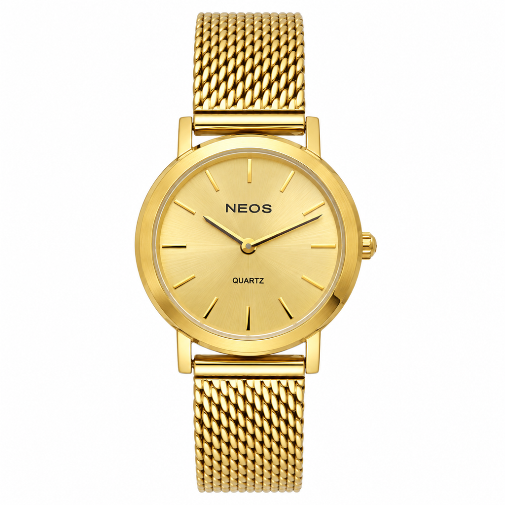 Đồng Hồ Nữ Dây Lưới Neos N-40685L Sapphire Bảo Hành Chính Hãng 5 Năm