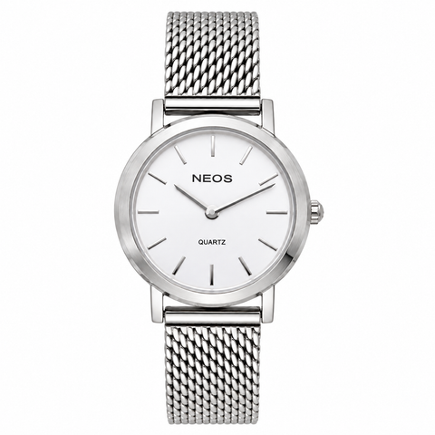 Đồng Hồ Nữ Dây Lưới Neos N-40685L Sapphire Bảo Hành Chính Hãng 5 Năm