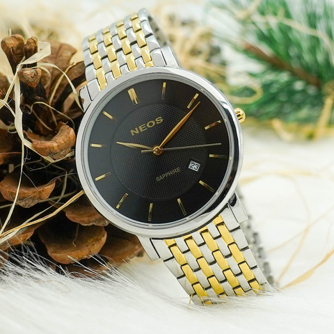 Đồng Hồ Nam Dây Thép Neos N-40676G Sapphire Bảo Hành Chính Hãng 5 Năm
