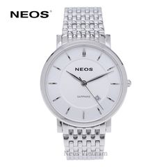 Đồng Hồ Nam Dây Thép Neos N-40676G Sapphire Bảo Hành Chính Hãng 5 Năm