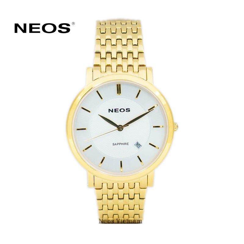 Đồng Hồ Nam Dây Thép Neos N-40676G Sapphire Bảo Hành Chính Hãng 5 Năm