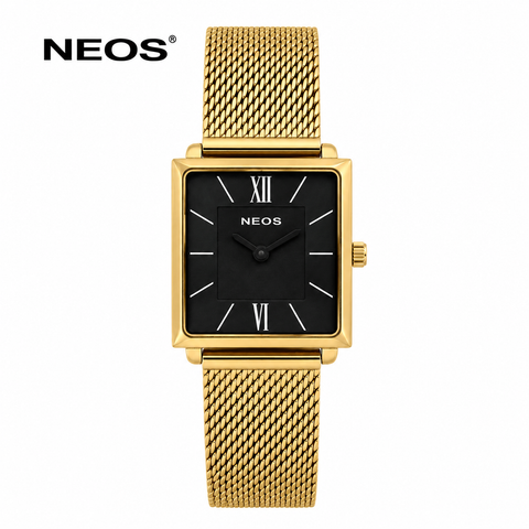 Đồng Hồ Nữ Dây Lưới Neos N-40674L Sapphire Bảo Hành Chính Hãng 5 Năm