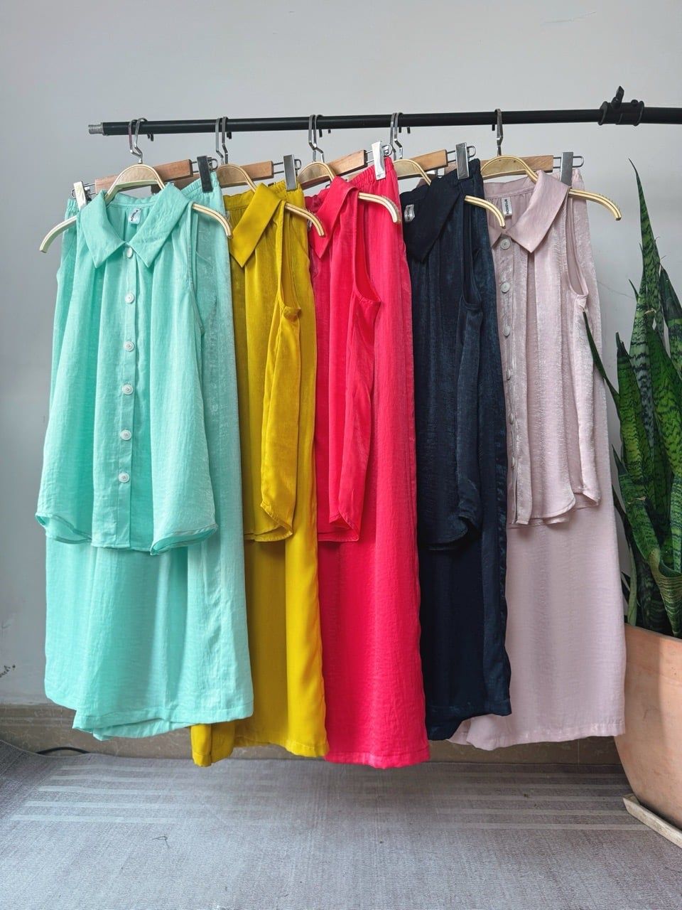  Bộ dài cổ lá sen 