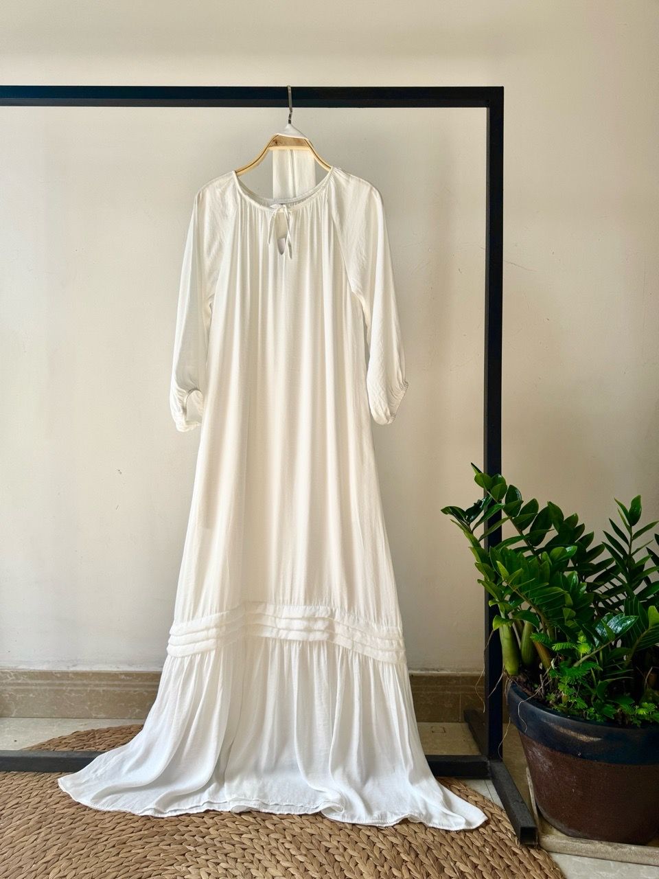  Đầm đuôi cá tay lửng 