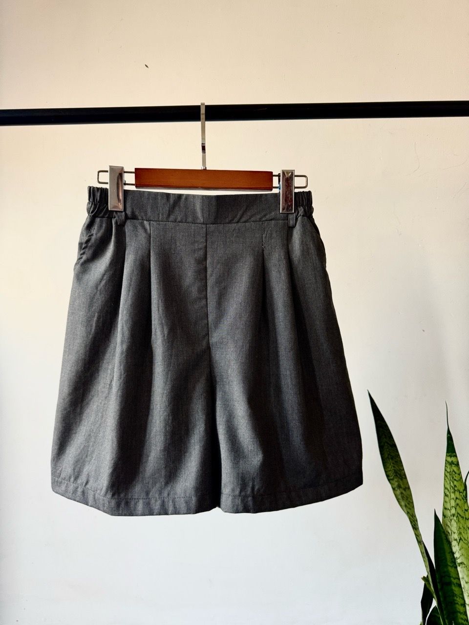  Quần short xếp 2 pli 