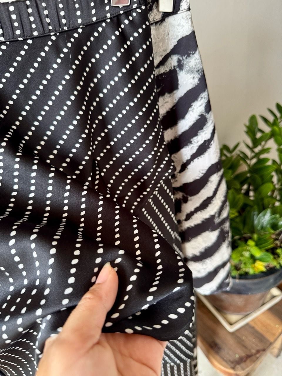  Chân váy đắp chéo 3 tầng 