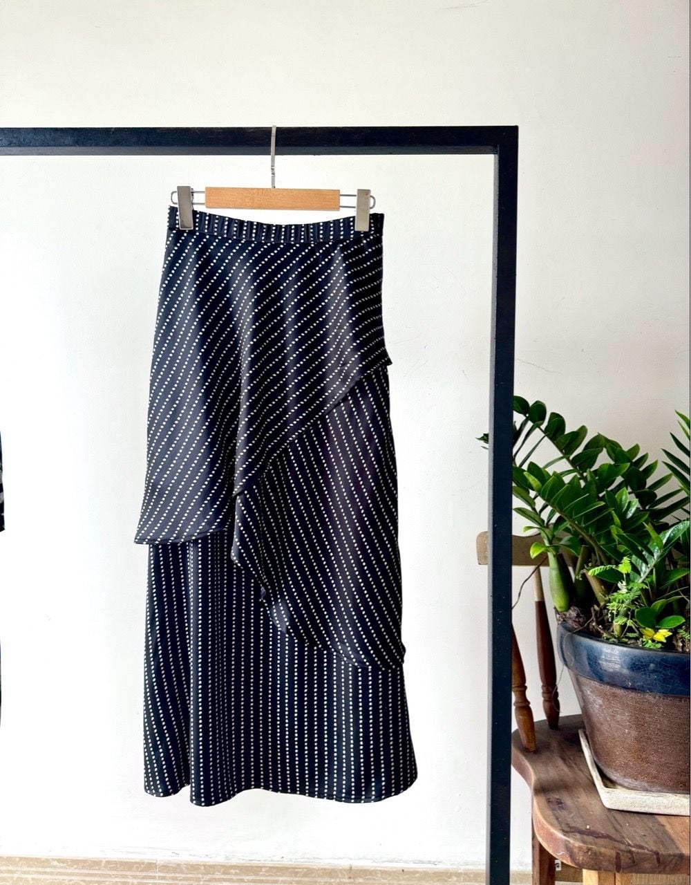  Chân váy đắp chéo 3 tầng 