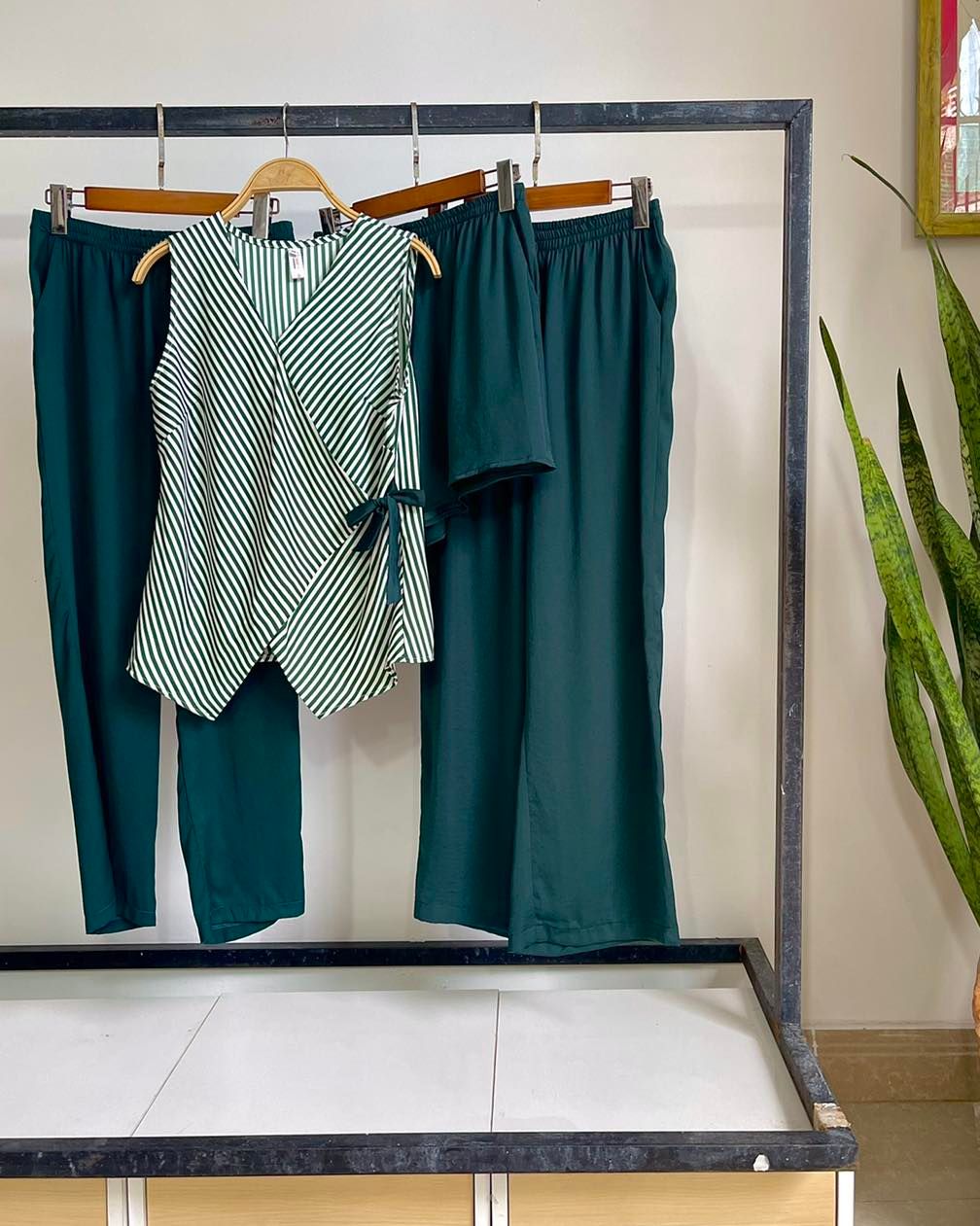  Quần dài ống nhỏ mặc nhà nữ 