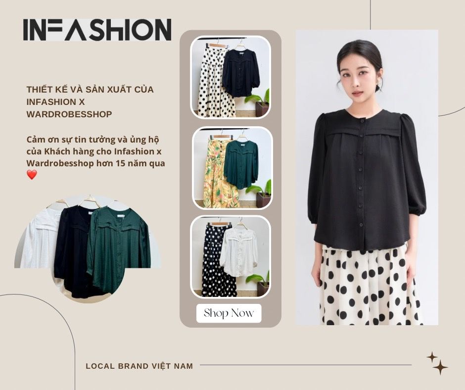  Áo sơ mi tay lững xếp pli 