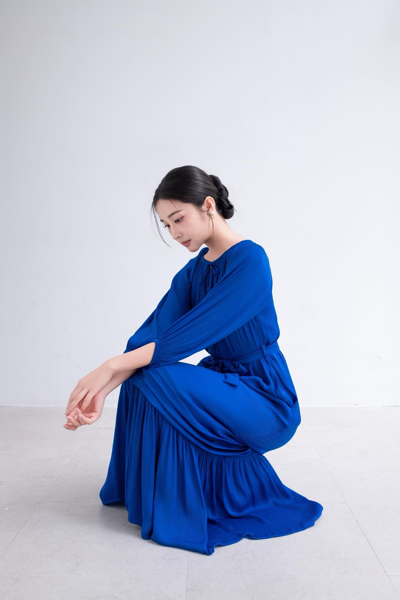  Đầm đuôi cá tay lửng 