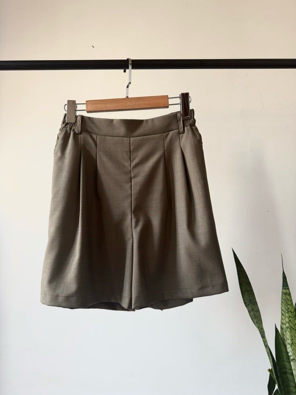  Quần short xếp 2 pli 