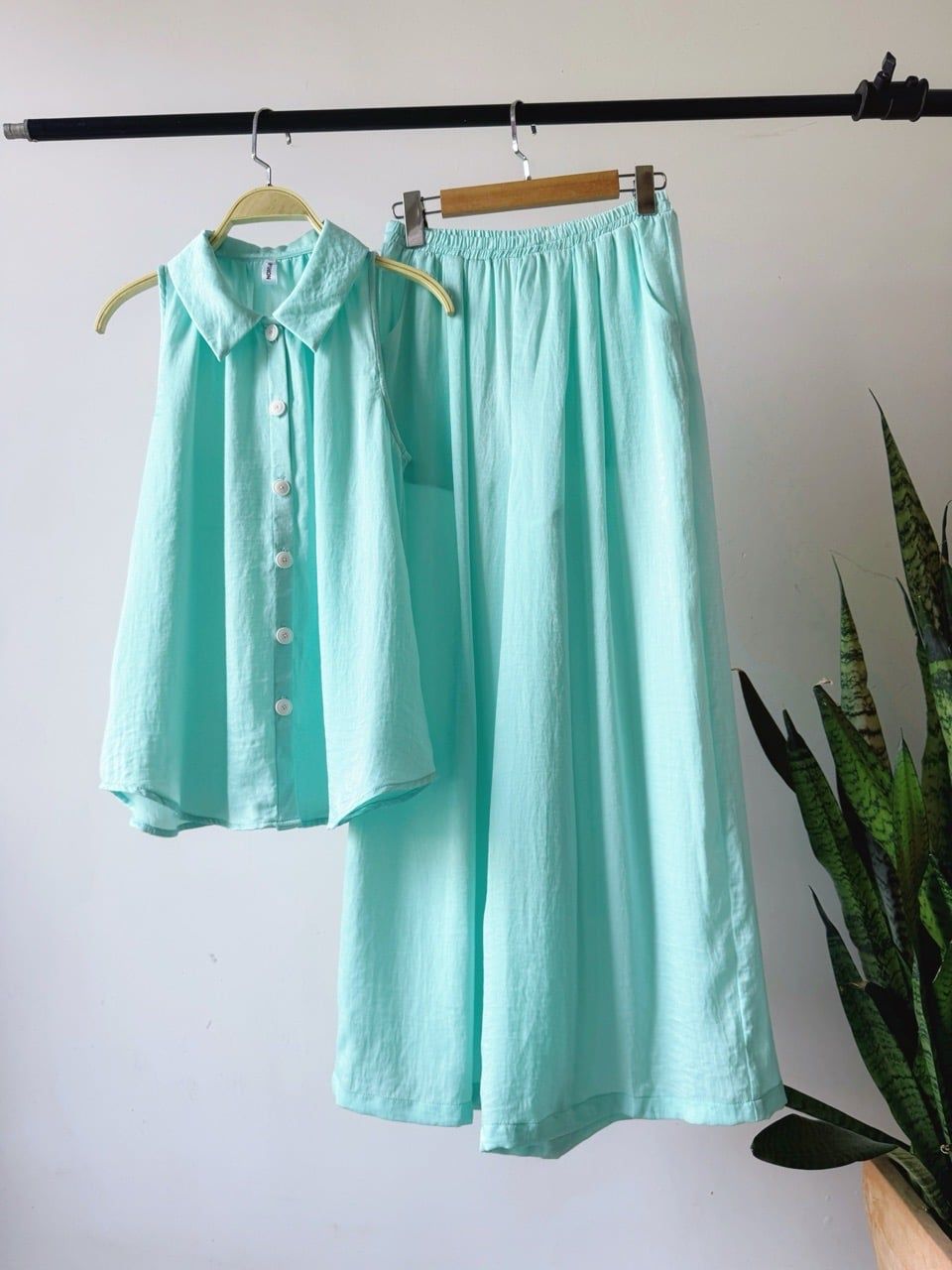  Bộ dài cổ lá sen 