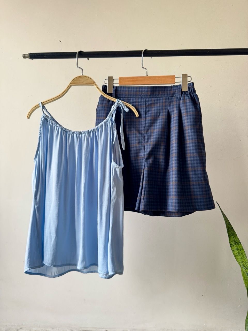  Quần short xếp 2 pli 