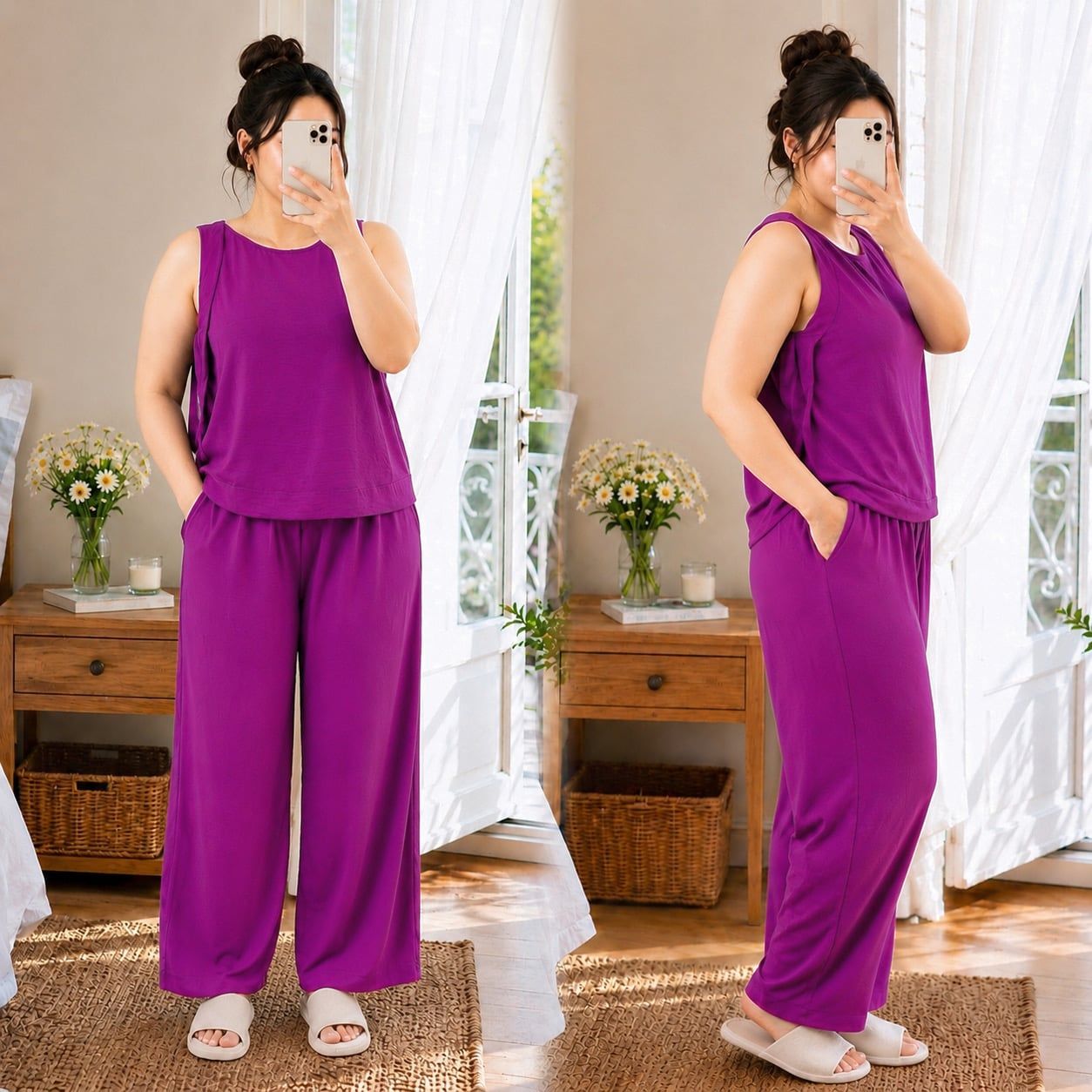  Bộ dài áo nẹp xéo 