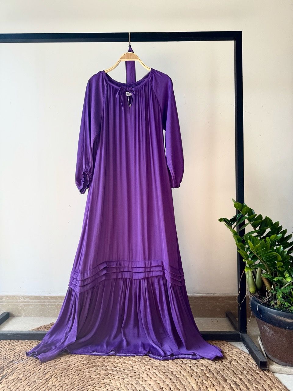  Đầm đuôi cá tay lửng 