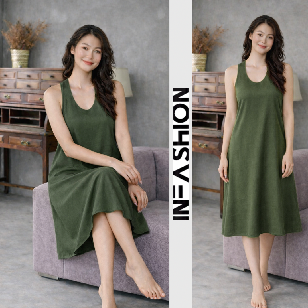  Đầm lụa 3 lỗ 