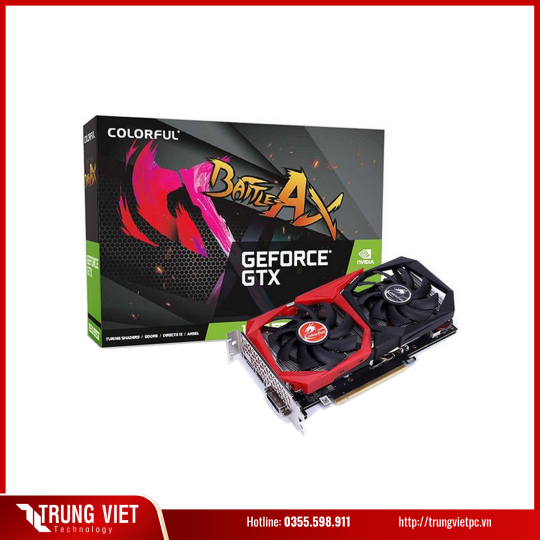 Card màn hình Colorful GeForce GTX 1650 NB 4GD6-V 4GB GDDR6
