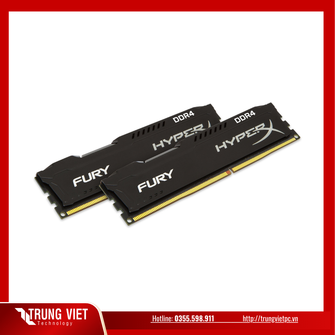  2nd - RAM Kingston HyperX Fury Black 8GB DDR4 