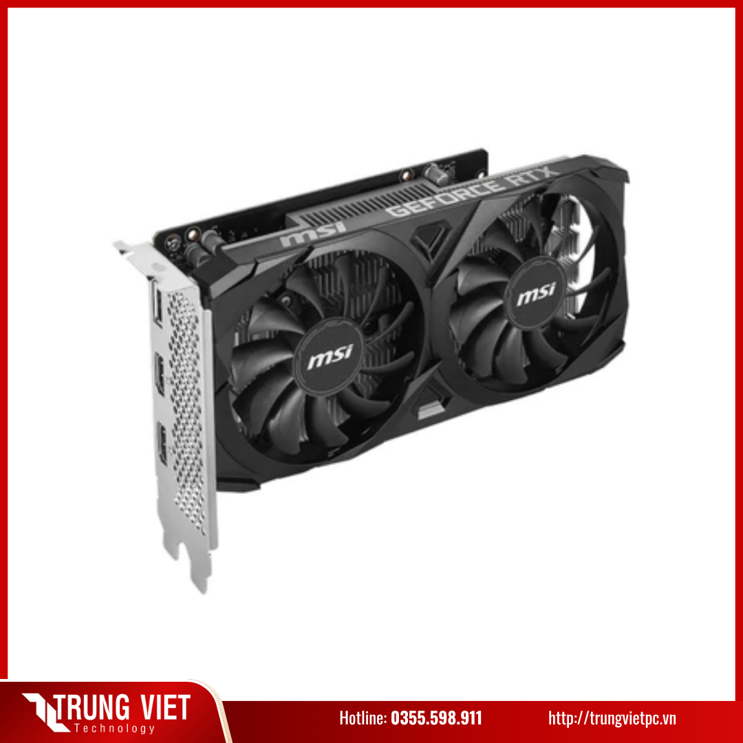  Card màn hình NVIDIA GeForce RTX 3050 MSI Ventus 2X E OC | 6GB GDDR6 
