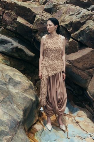 Chân Váy Midi Boucle