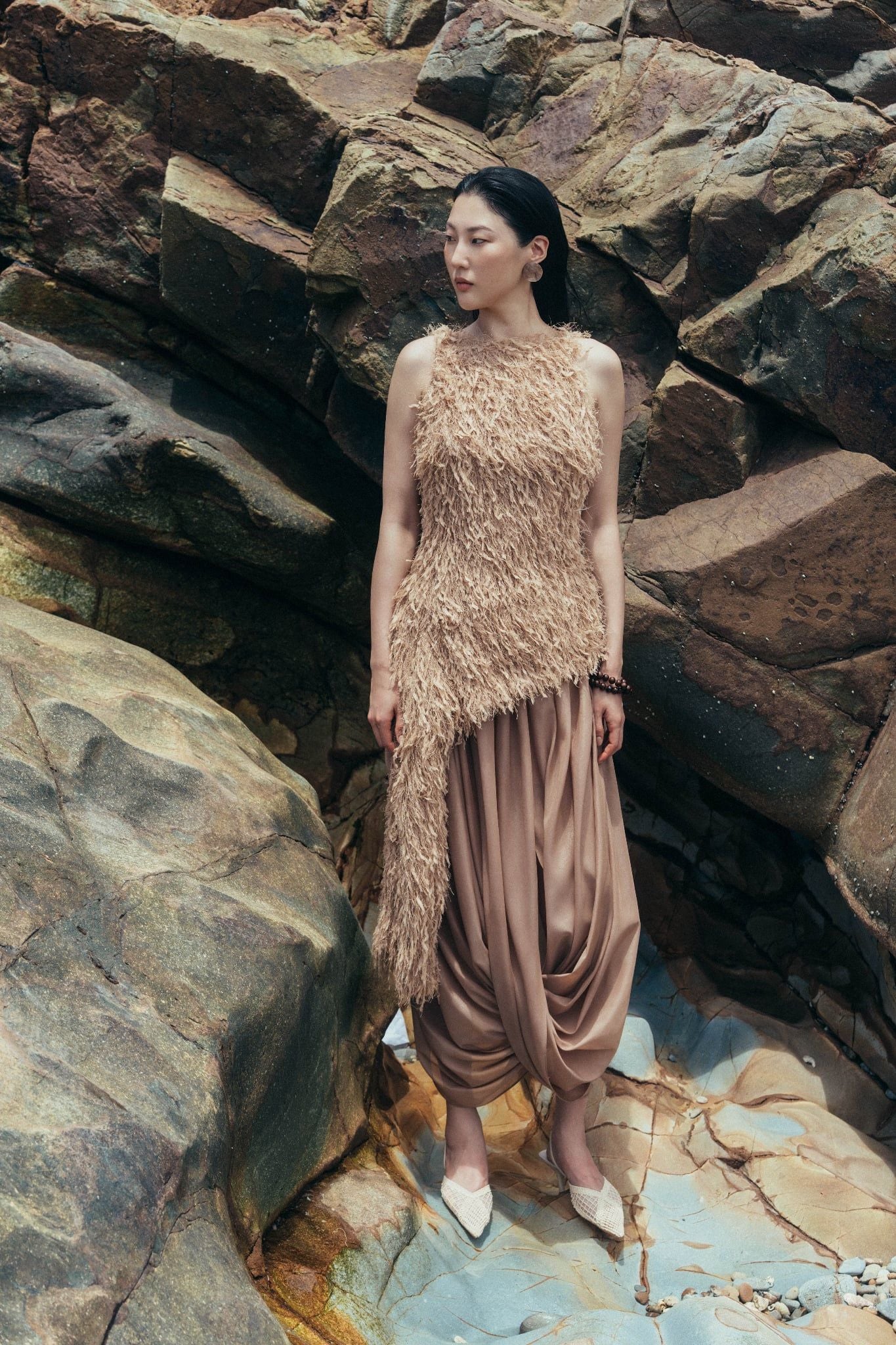 Chân Váy Midi Boucle