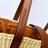  Túi Cói Quai Da Thời Trang Chu Du - Large Basket Bag 