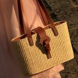  Túi Lục Bình Square Basket Quai Da Thời Trang Nữ Chu Du 