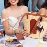  Túi Cói Quai Da Thời Trang Chu Du - Large Basket Bag 