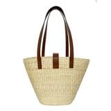  Túi Cói Quai Da Thời Trang Chu Du - Large Basket Bag 